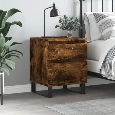 Obrázek produktu pro vidaXL Noční stolek Smoked Oak 40x35x50 cm výrobek ze dřeva