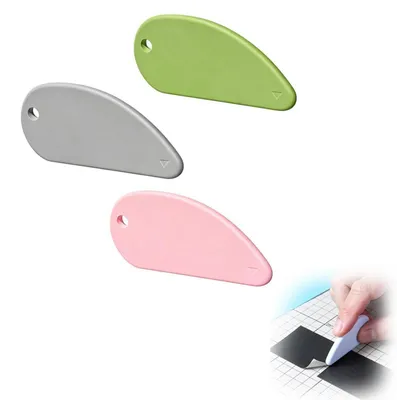 Immagine prodotto di Set di coltellini multiuso con 3 lame in Vetroceramica, passante per cordino, colore rosa/verde/grigio