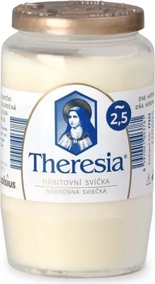 Image de Bolsius Theresia composite 155 g ~58 h blanc