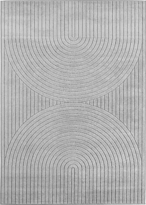 Imagen del producto de Nova Uro alfombra pelo corto rectangular 240x340cm plata