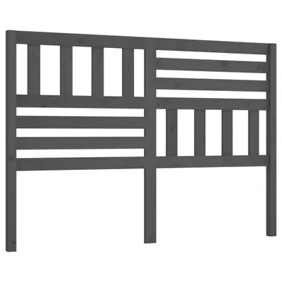 Obrázek produktu pro vidaXL Čelo postele Grey 141x4x100 cm Masivní borovicové dřevo