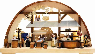 Produktbild von Schwibbogen Hofbräuhaus (43x30cm) von RATAGS Holzdesign