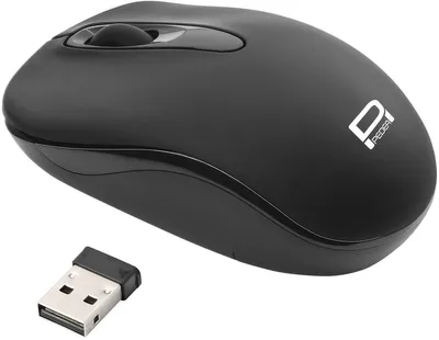 Produktbild von PEDEA Schnurlose optische Maus "Trend" Schwarz | Plug & Play | USB 2.0