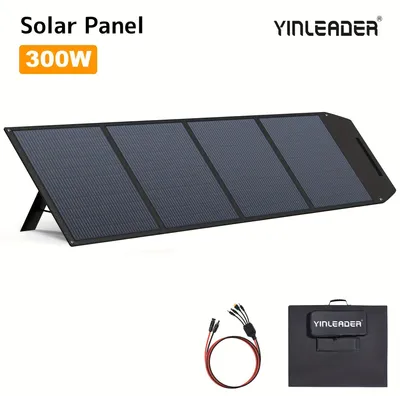 Productafbeelding van Zonnepaneel - Solar Panel - Opvouwbaar Paneel - Draagbaar Zonnepaneel - Monokristallijn Zonnepaneel