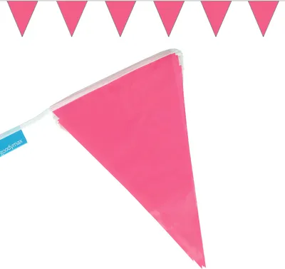 Produktbild von Goodymax® Wimpelkette 10 m Pink