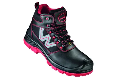 Produktbild von WICA Schnüstiefel CANELLI Schwarz/rot, S3 SR ESD Gr. 48