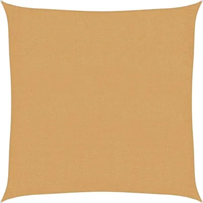 Produktbild von vidaXL Sonnensegel 160 g/m² Quadratisch Sandfarbe 2x2 m HDPE