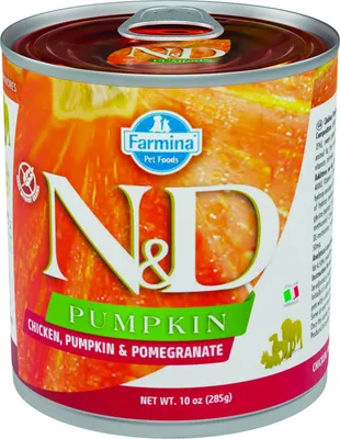 Productafbeelding van N&D Pompoen natvoer voor honden, met kip, 285 gram - per 6 stuks