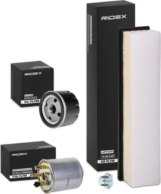 Produktbild von RIDEX Filterset Inspektionspaket Filtersatz für RENAULT TWINGO II (CN0)