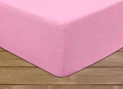 Produktbild von Spannbettlaken, mit Gummiband, Frottee 60x120 Hellrosa