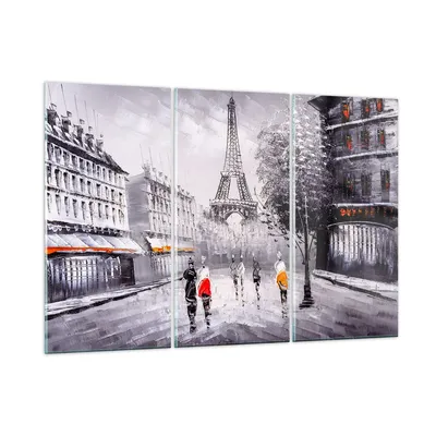 Produktbild von Bilder auf glas - Architektur Paris Eiffle Frankreich - 165x110cm - Glasbilder - Wandbilder - Kunstdruck - Wanddekoration aus Glas - Glas Bilder - Wandbild auf Glas - GCE165x110-2961