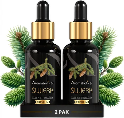 Produktbild von Premium Ätherisches Fichtenöl Set 60ml - Aromatherapie