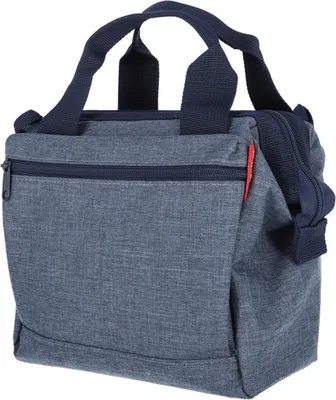Produktbild von Klickfix Lenkertasche Roomy twist blue, 24x22x13cm, 4ltr, 630g