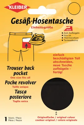 Produktbild von KLEIBER Quick-Gesäß-Hosentasche schwarz