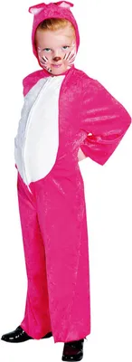 Produktbild von M211011-4-92-A pink Kinder Mädchen Junge Bären Kostüm-Overall Gr.92