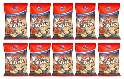 Produktbild von XOX Schweinekrusten 10er Karton (10x100g)