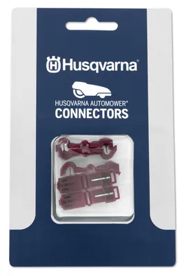 A retail package containing Husqvarna Automower connectors.
