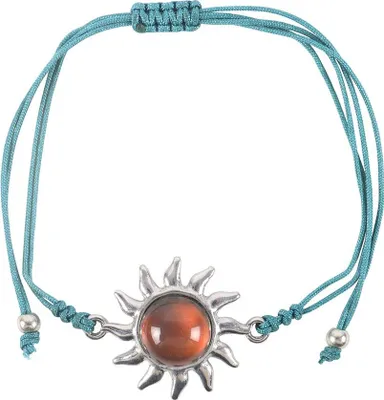 Productafbeelding van Iets anders - "Aura Energy" armband met kleurveranderende eigenschappen, model SD10837 (one size), (blauw/zilver)
