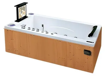 Obrázok produktu pre Whirlwanne Whirlpool Blubberbad Hydromassagewanne Spa-Bad 190x115 cm