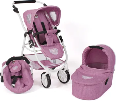 Produktbild von BAYER CHIC 2000 Puppenwagen 3in1 Kombi EMOTION 637-62