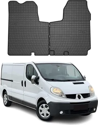 Image de 2001-2014 Renault Trafic Tapis en caoutchouc noir 2 pcs