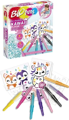 Image de Set de crayons aérosol Blopens Kawaii