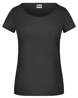 Produktbild von James and Nicholson - T-Shirt für Damen LT2354 (S) (Schwarz)