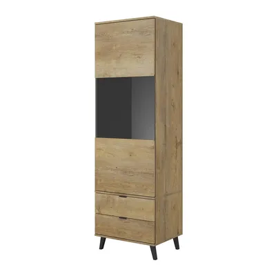 Image de Vitrine vitrée avec tiroirs pour le salon Nest