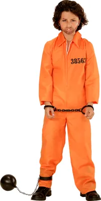 Produktbild von Boef/Gevangene Oranje Kinder Kostüm 158