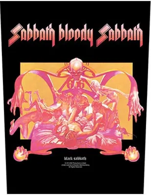 Obrázek produktu pro Black Sabbath - nášivka "Sabbath Bloody Sabbath" RO9473 (One Size) (Black/Pink)