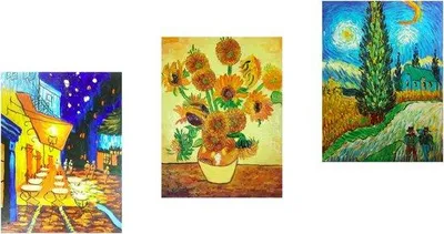 Productafbeelding van Famanu Canvas voor schilderijen, handgeschilderd olieverf - Motieven van Vincent van Gogh