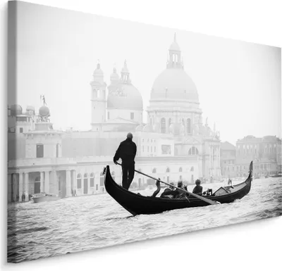 Produktbild von Fabelhafte Canvas LEINWAND BILDER 30x20 cm XXL Kunstdruck Venedig Gondel Architektur