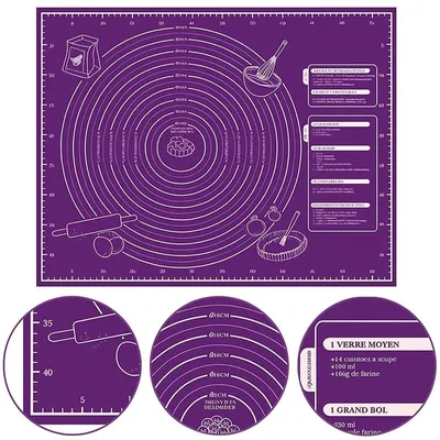 Zdjęcie produktu dla Stolnica silikonowa TSG-205 MATA NA STÓŁ do ciasta podkładka 60 x 45,5 cm