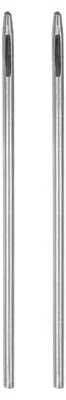 Lederlochzange 2er-Set, 1 mm, Rundloch, Kohlenstoffstahl