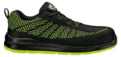 Immagine prodotto di Scarpa da lavoro da uomo Sir Safety Magic Fobia S1P senza parti metalliche con puntale in fibra di vetro, 41, nero/verde lime