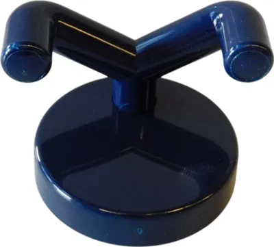Produktbild von 10 Stück Wandhaken, 2-fach blau