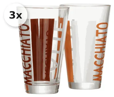 Produktbild von Trinkglas 33cl Latte Macchiato 6er Set