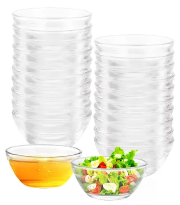20 Dipschalen Ø 6 cm – Glaskom 30 ml – Dipschalen-Set