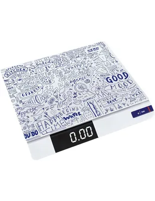 Produktbild von Kern FGE 10K-3 Elektronische KÃ1/4chenwaage mit LCD-Infodisplay, Messbereich bis 15 kg, Glas-Wiegeschale, Zuwiegefunktion, Automatische Abschaltung