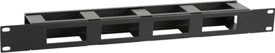 Produktbild von LOGON RAO410BL, Kabelmanagementtafel, Schwarz