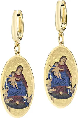 Produktbild von Ohrringen   Anhänger Amen Gold   Kollektion Devotion - frau