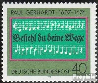 Produktbild von Briefmarken BRD (BR.Deutschland) 1976 Mi 893 (kompl.Ausg.) FDC 300.Todestag von Gerhardt