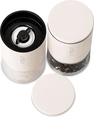 Produktbild von Gewürzmühlen Set 2-teilig - Keramikmahlwerk, Edelstahl und Acryl