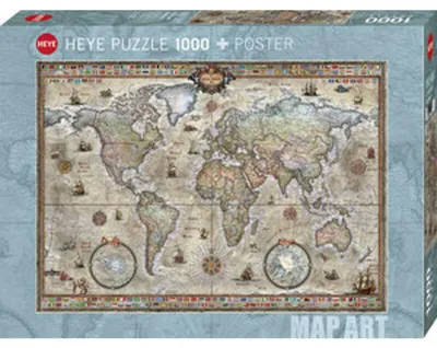 Image de Puzzle 1000 pièces Retro World 29871