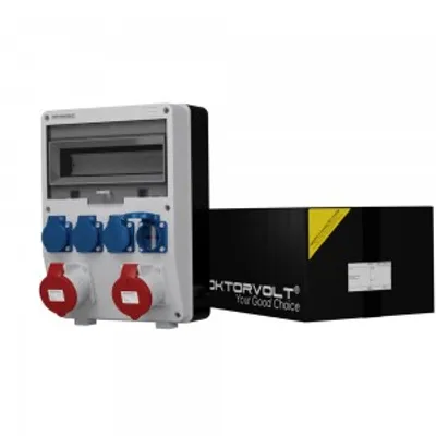 Obrázok produktu pre Rozvádzač výkonu TD 2x32A 4x230V rozvádzač výkonu Doktorvolt 2176