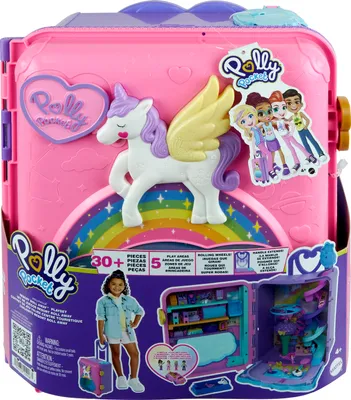 Produktbild von Mattel Polly Pocket Urlaub im Rollkoffer Spielset
