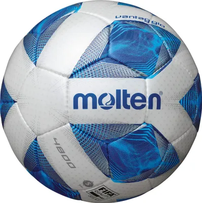 Produktbild von molten Fußball Wettspielball F5A4800 weiß/blau/silber 5