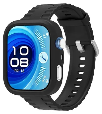 Obrázek produktu pro Pro Huawei Watch Fit 4 Pro Silikonové pouzdro Integrovaný řemínek Black