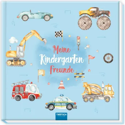 Produktbild von Trötsch Eintragealbum Meine Kindergartenfreunde Fahrzeuge