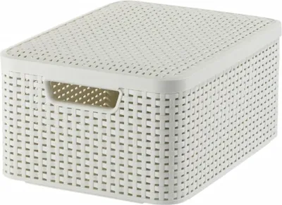 Produktbild von Curver Aufbewahrungsbox mit Deckel Style M 18L Cremeweiß